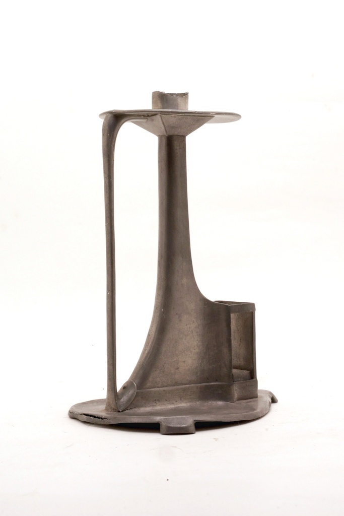 Industrial Modernist Metal Candle Holder
