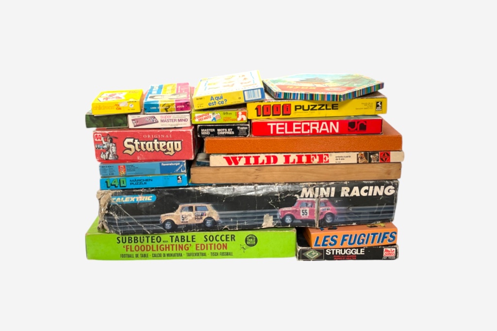 Vintage Board Games and Retro Toys Collection