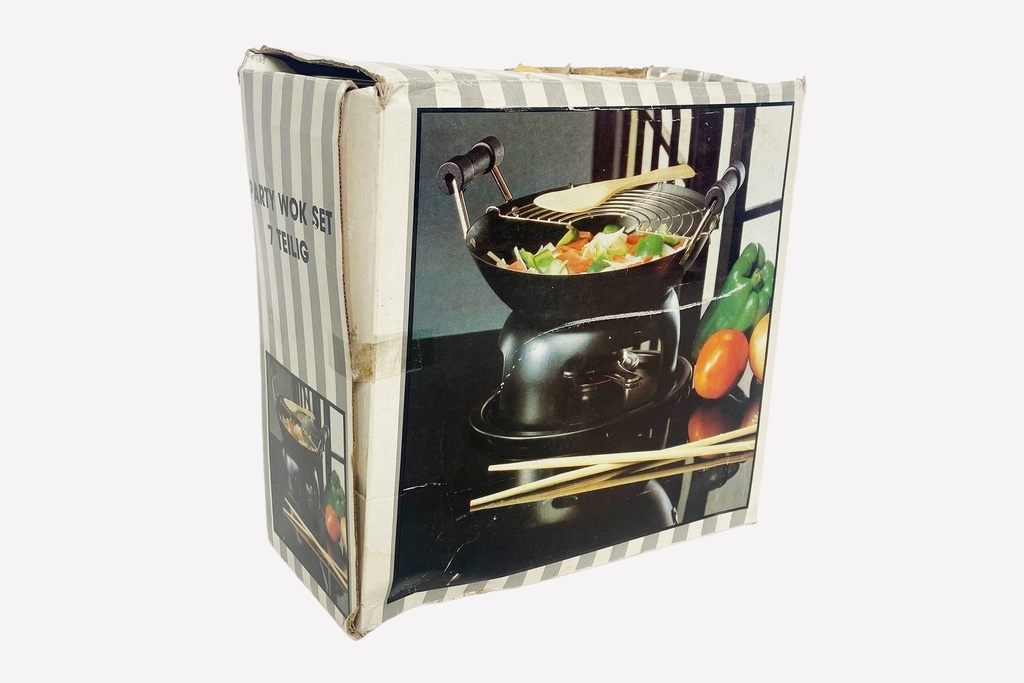 Vintage Party Wok Set Packaging