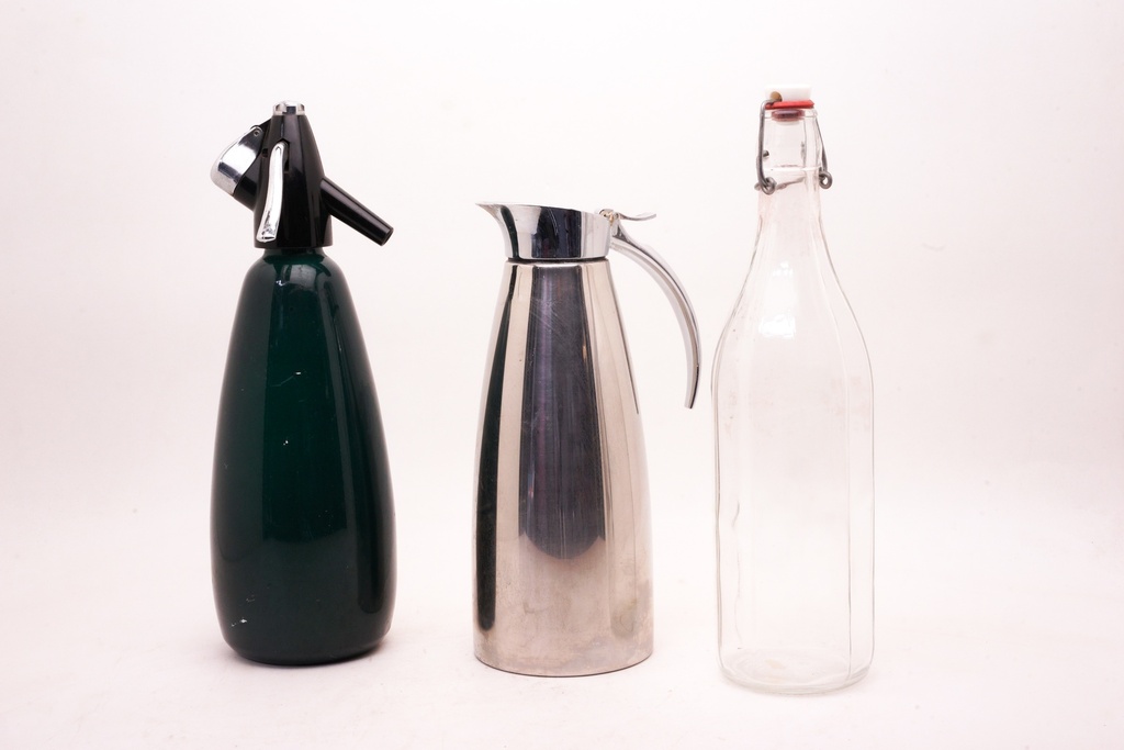 Vintage Beverage Containers Trio