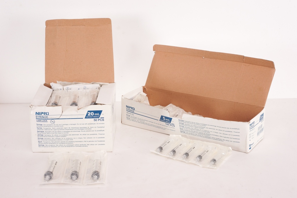 Medical Syringe Boxes with Individually Wrapped Units