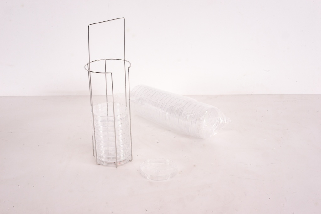 Laboratory Petri Dish Set with Wire Holder