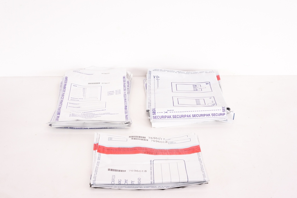 Stacked Security Deposit Bags