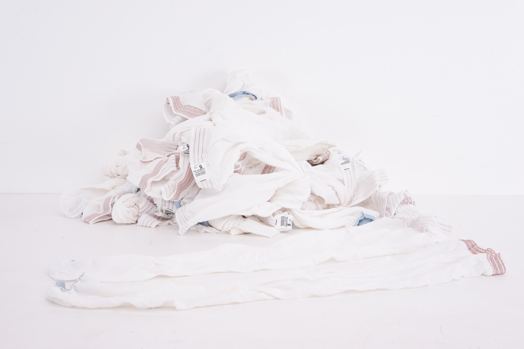Pile of Laundry with Striped Trims