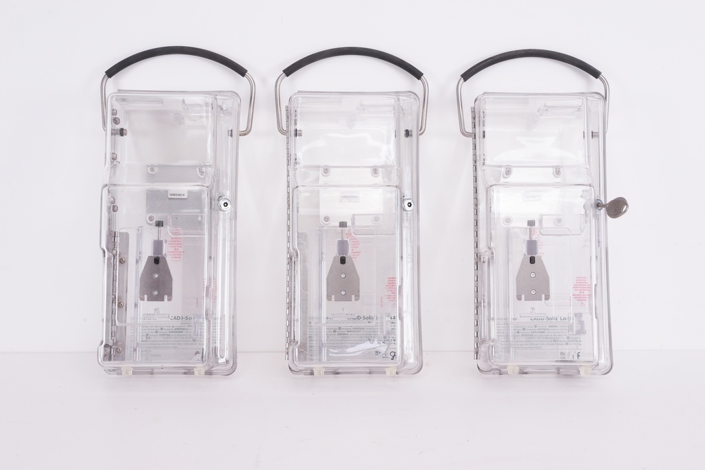 Clear Plastic Security Lock Boxes with Handles