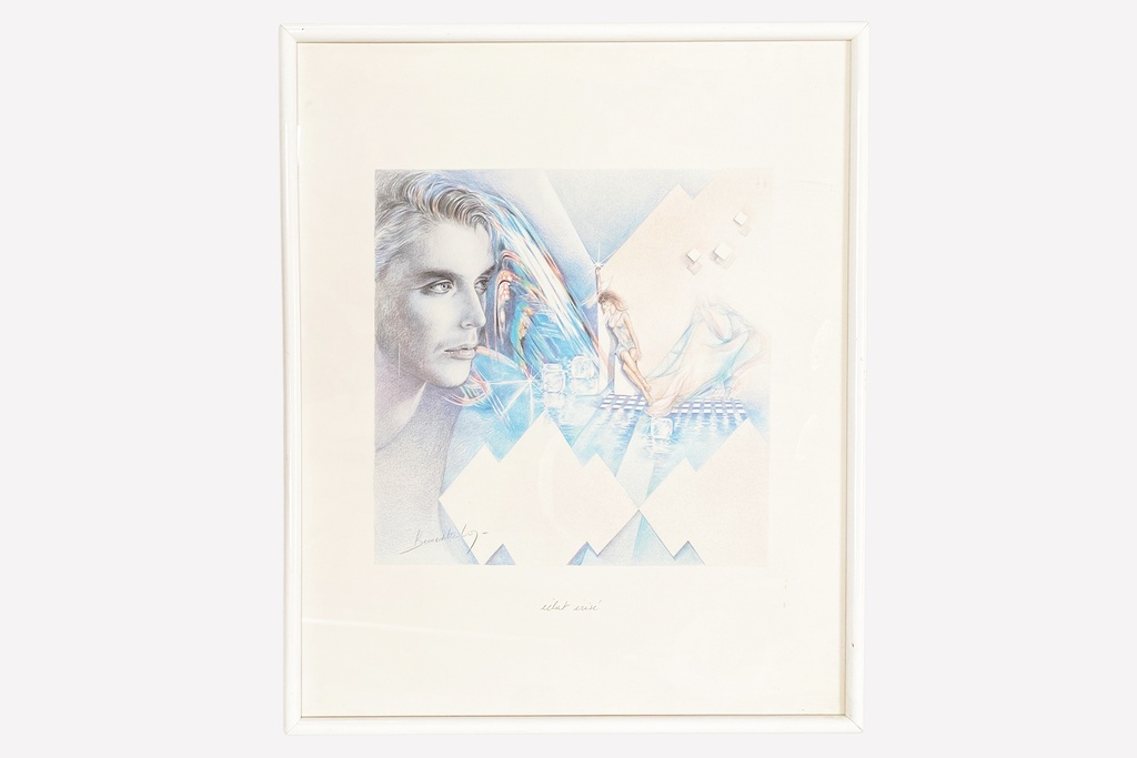 Abstract Geometric Water Scene