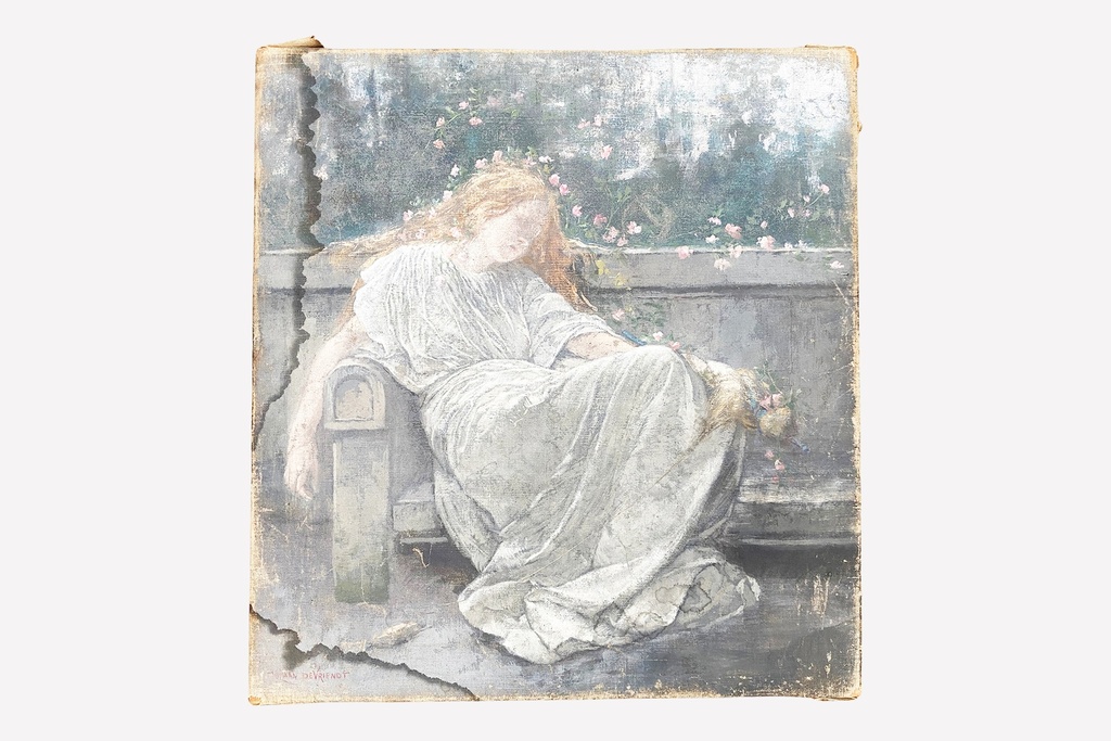 Faded Serenity Wall Painting