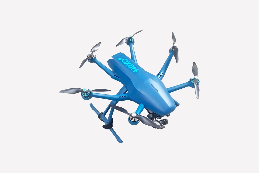 Futuristic Hexacopter Drone