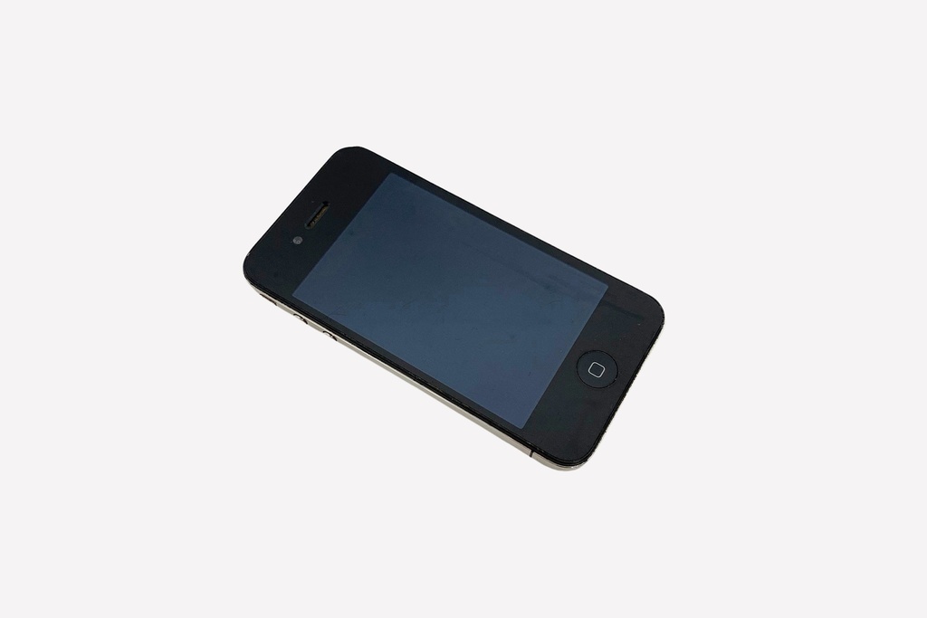 Vintage Black Smartphone with Home Button