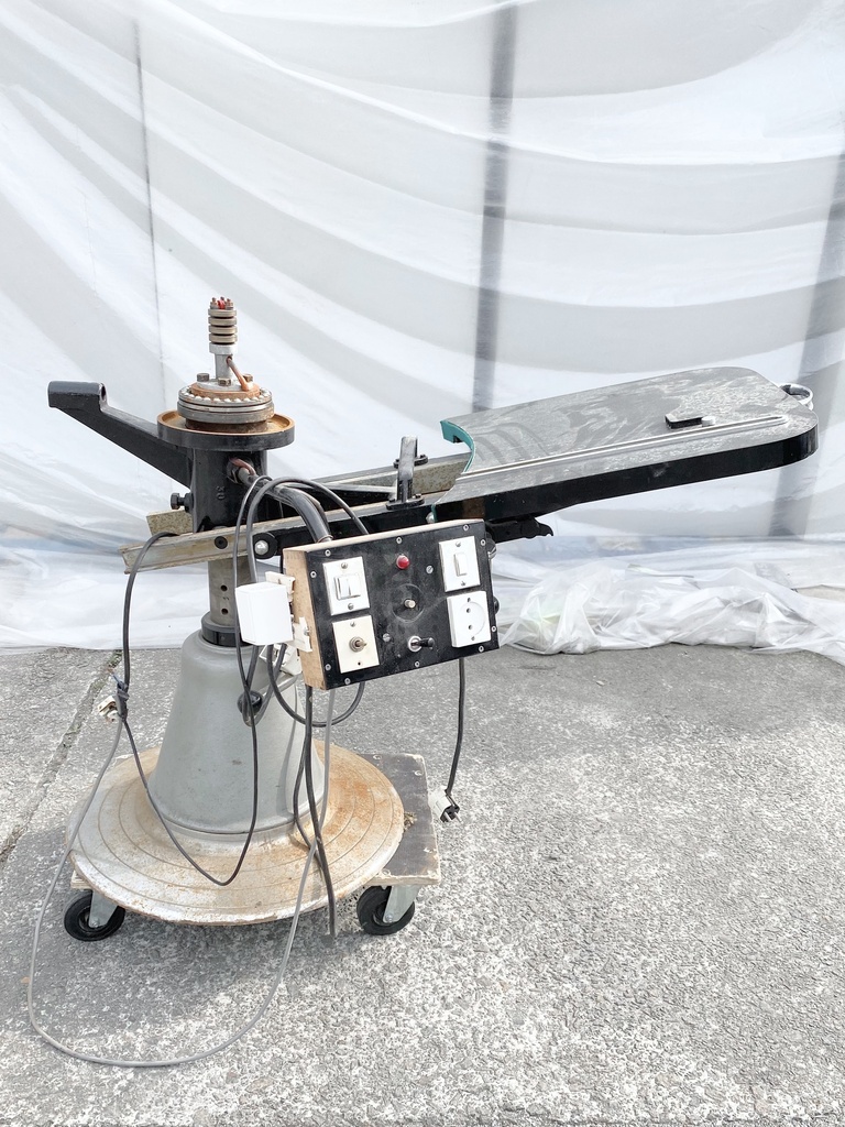 Vintage Industrial Medical Examination Table on Wheels