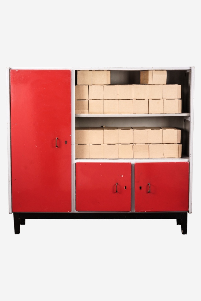 Industrial Red Storage Cabinet