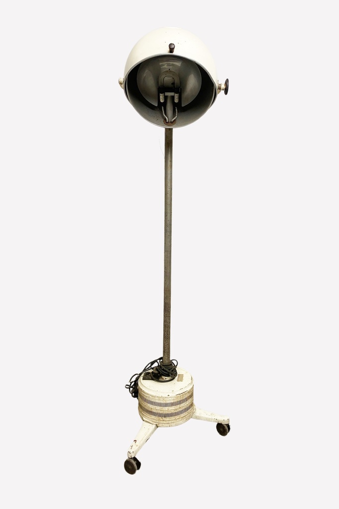 Mid-Century Industrial Hair Drying Unit on Wheels