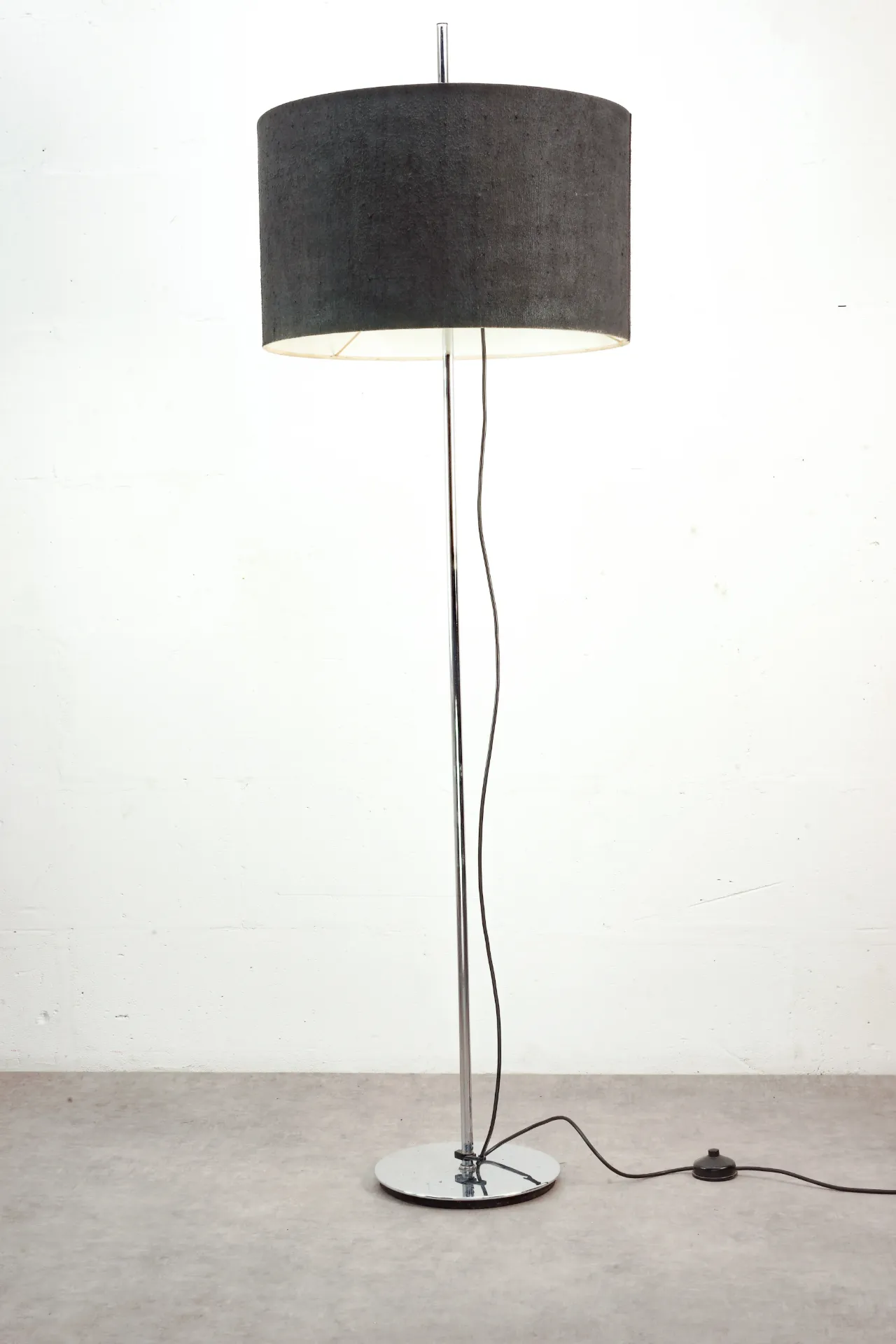 Modern Chrome Floor Lamp
