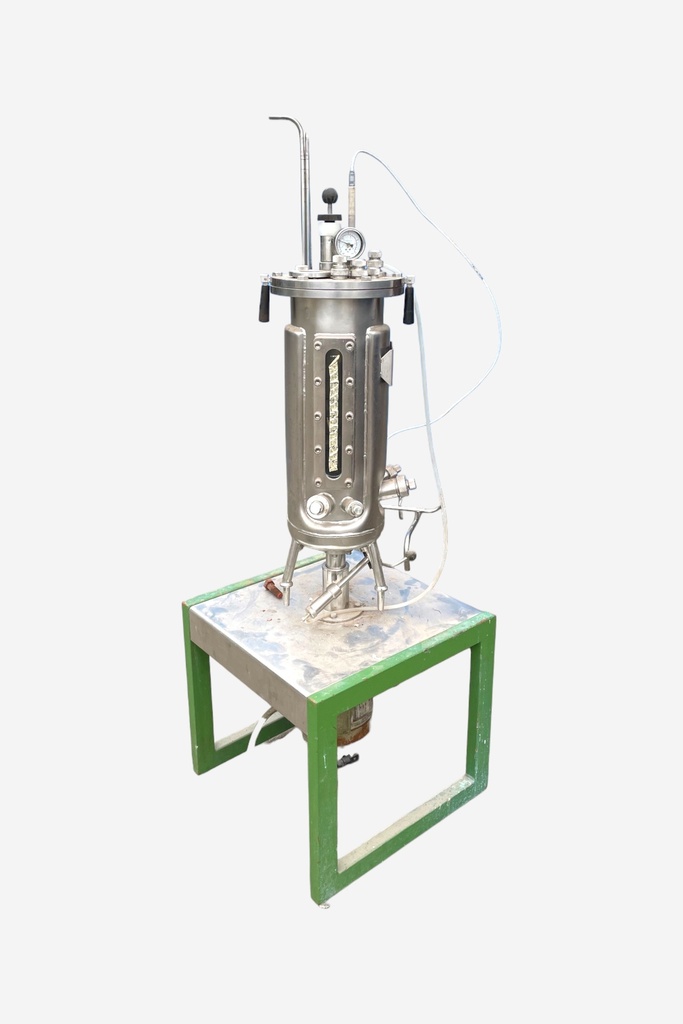 Industrial Stainless Steel Pressure Vessel with Gauge