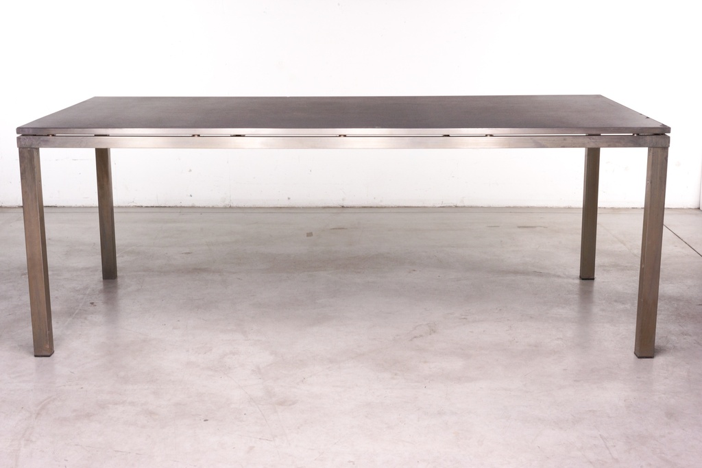 Industrial Minimalist Metal Table