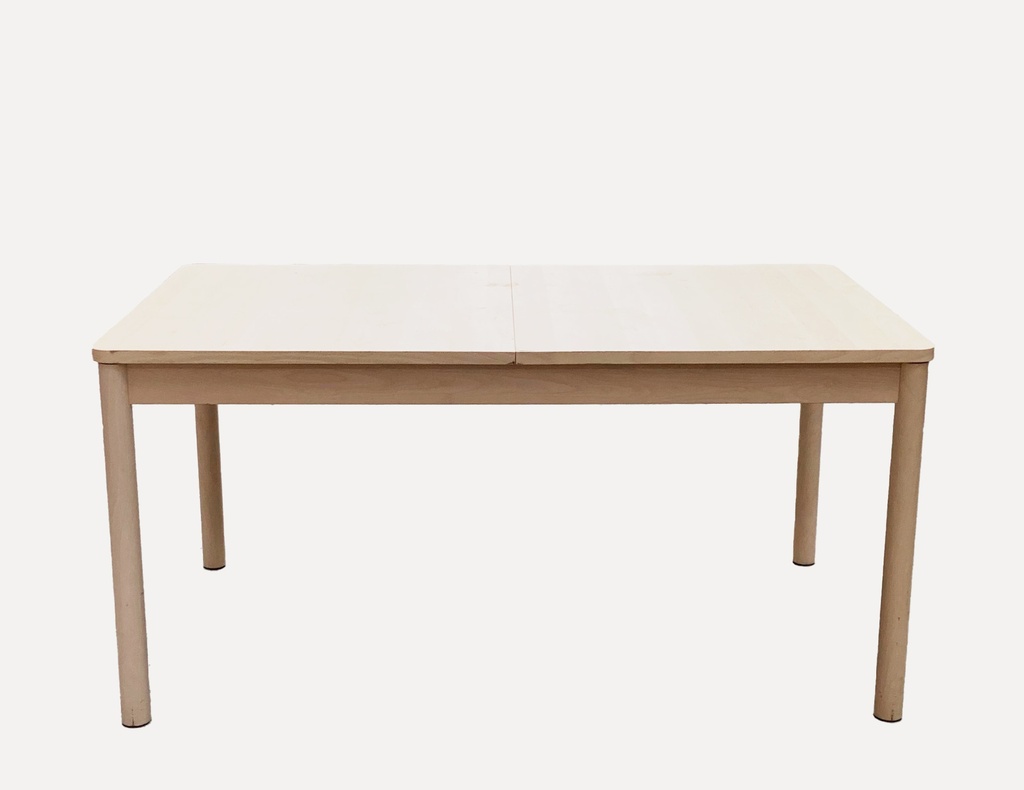 Simple Light Wood Rectangular Dining Table