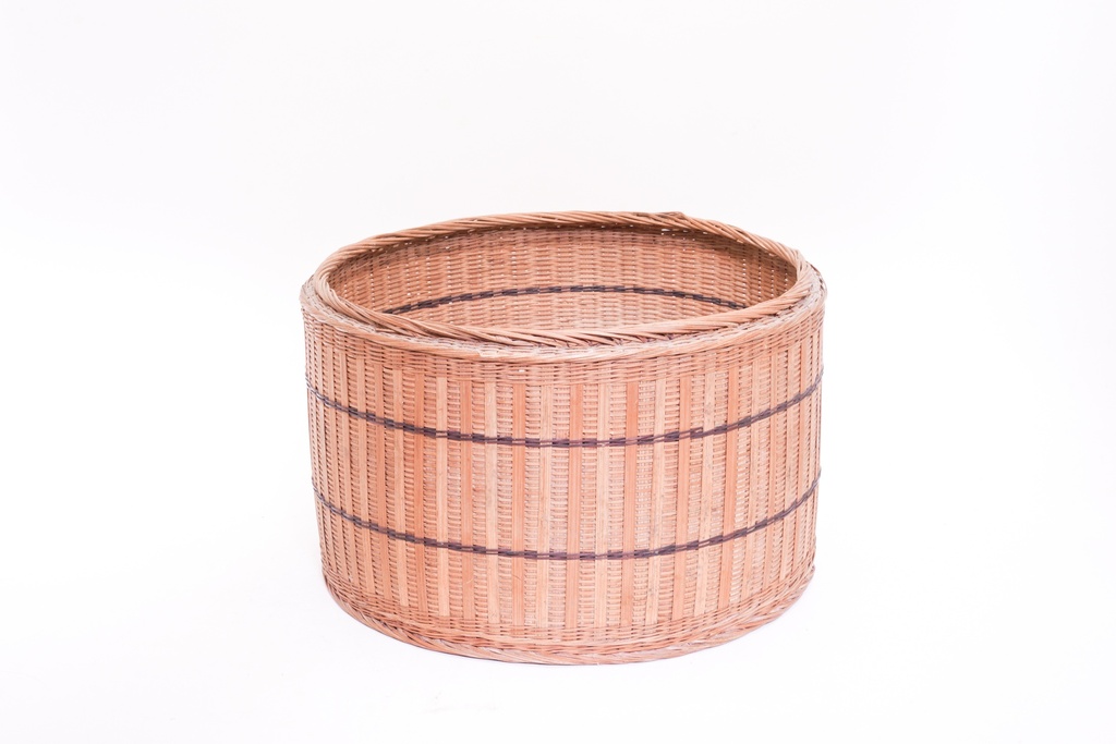 Round Woven Rattan Basket