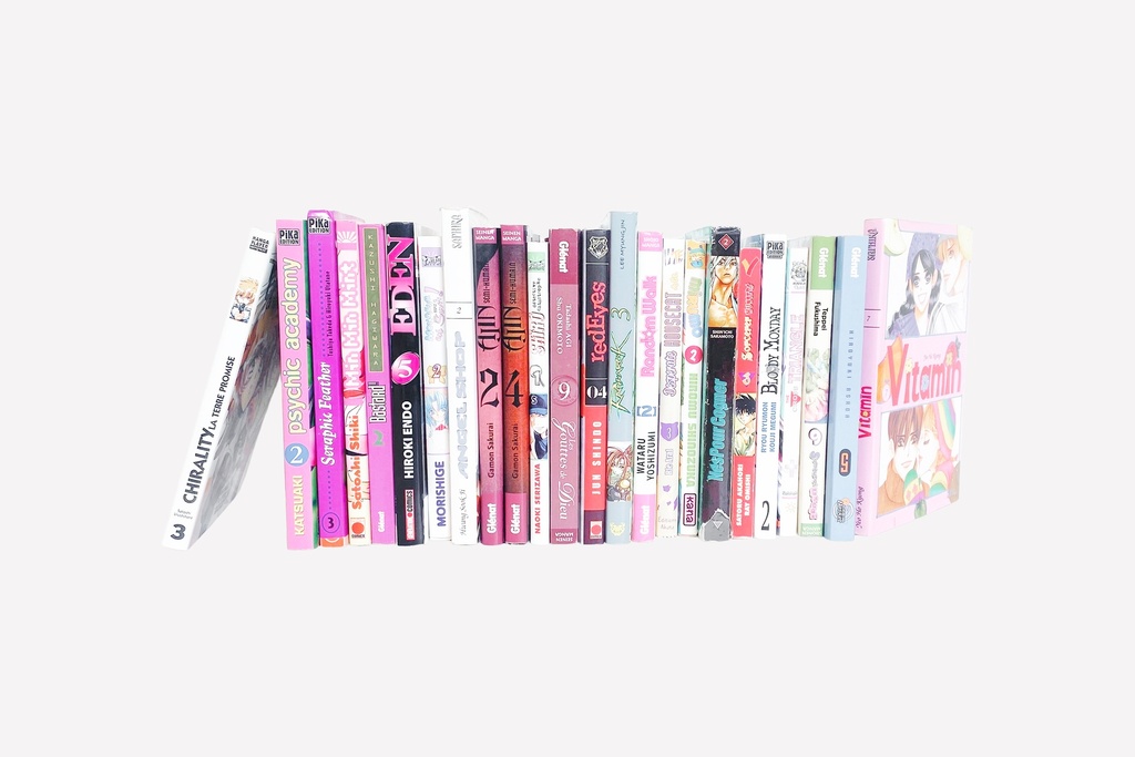 Colorful Manga Collection Display