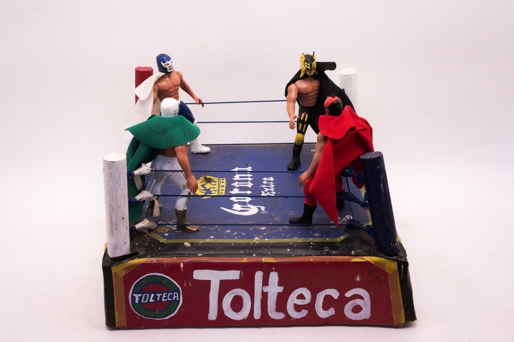 Lucha Libre Miniature Wrestling Ring Diorama