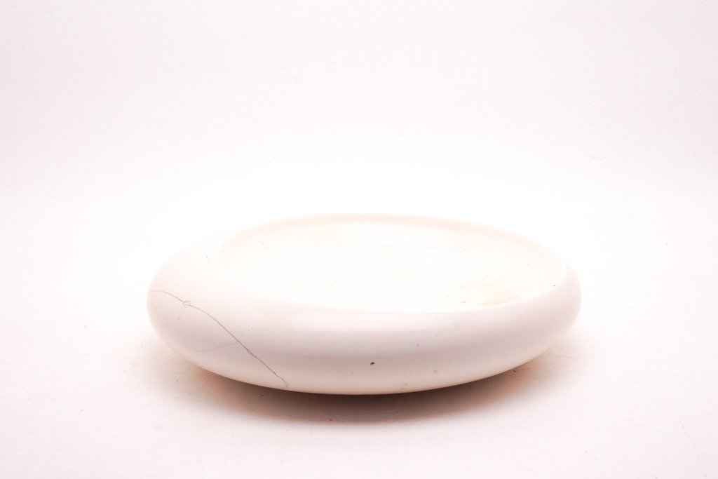 White Ceramic Minimalist Bowl