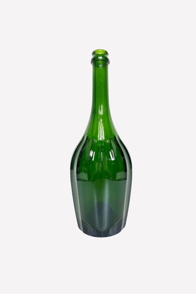 Emerald Glass Wine Bottle