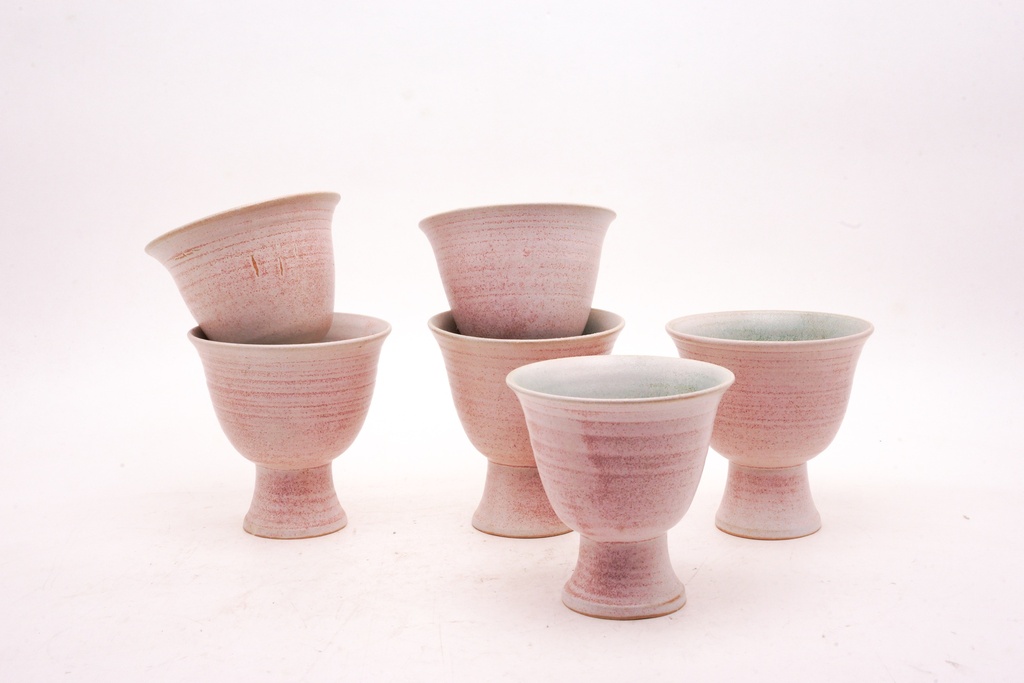 Blush Ceramic Chalice Set