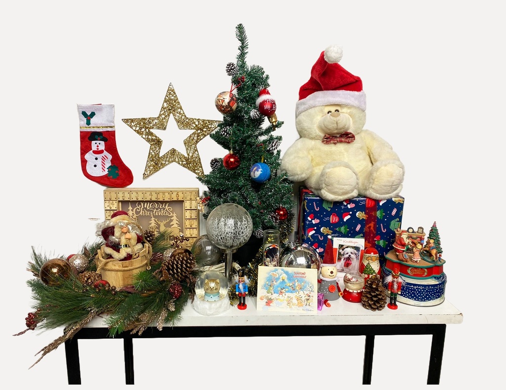 Festive Holiday Tabletop Display