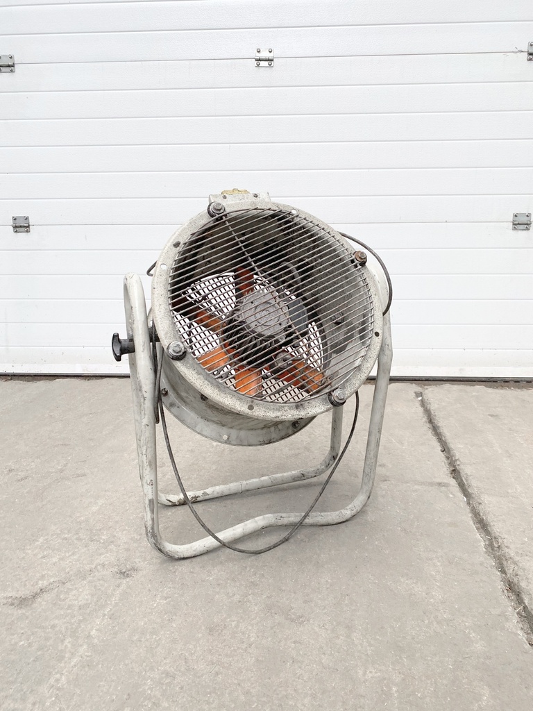Industrial Vintage Floor Fan on Stand