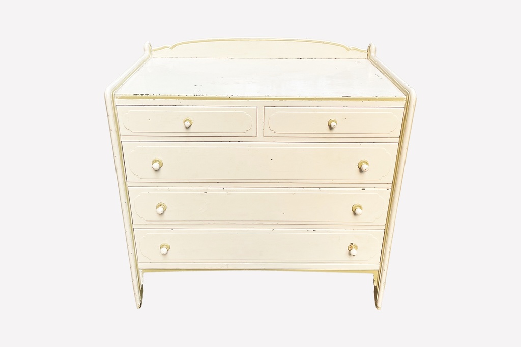 antique cream dresser Victoria - 6-Drawer Dresser (70")