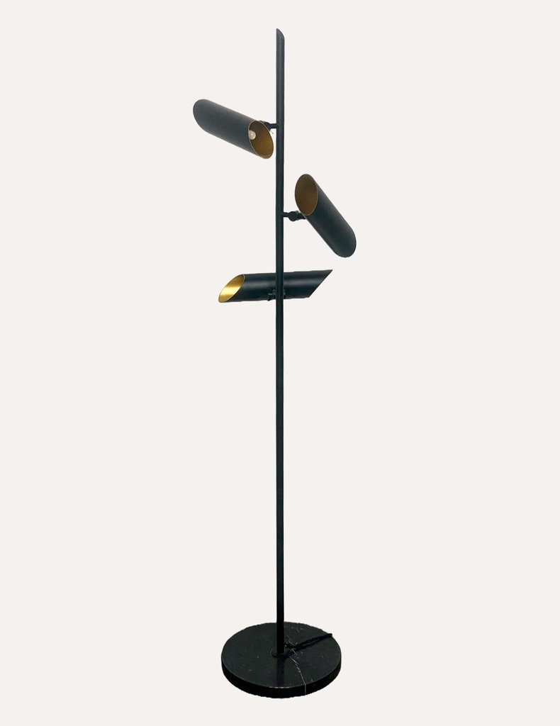 Modern Black Adjustable Spotlight Floor Lamp