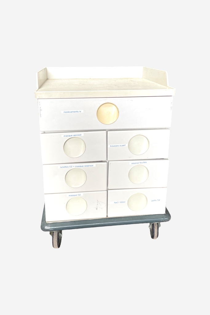 Medical Supply Storage Cart