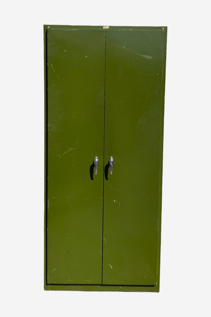 Olive Green Metal Storage Cabinet